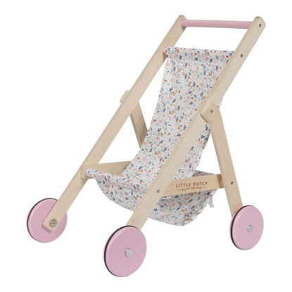  Holz Puppenbuggy – Spring Flowers