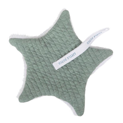 Baby Stern-Schnullertuch  - Pure Mint