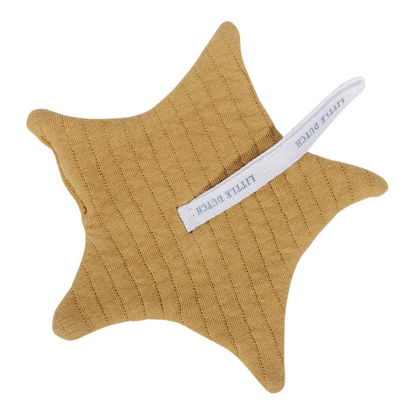 Baby Stern-Schnullertuch  - Pure Ochre