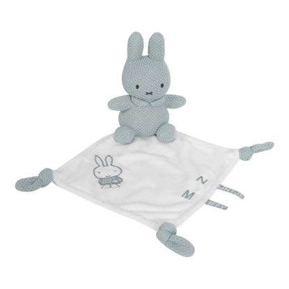 Bild von Kuscheltuch Miffy grün Strick