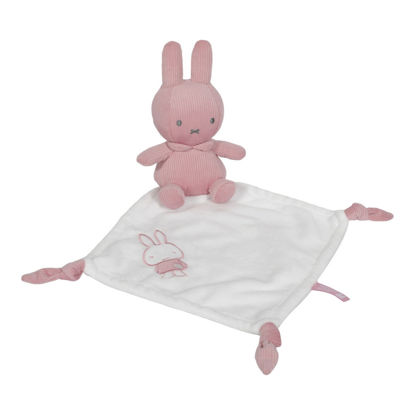 Bild von Miffy Kuscheltuch  Pink baby rib