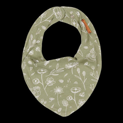 Bild von Bandana Lätzchen Wild Flowers Olive