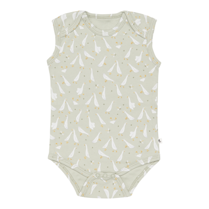 Bild von Ärmelloser Body Little Goose Olive - 74/80
