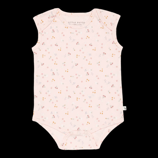 Bild von Ärmelloser Body Little Pink Flowers - 62/68