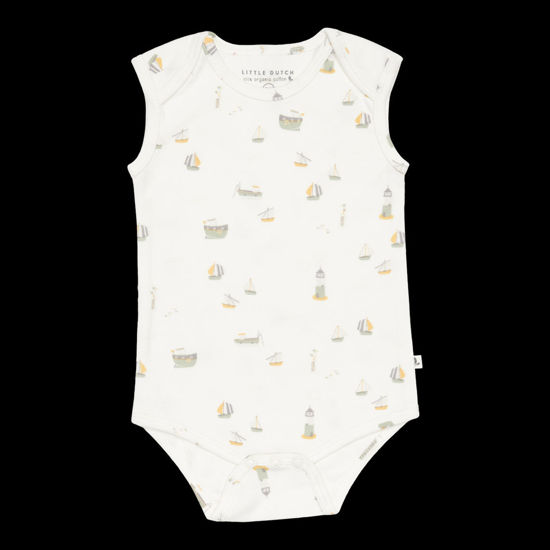 Bild von Ärmelloser Body Sailors Bay White - 62/68