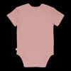 Bild von Body kurzen Ärmeln Rib Vintage Pink - 62/68