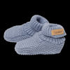 Bild von Gestrickte Babyschuhe Blue - grösse 1