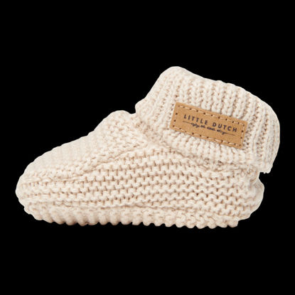 Bild von Gestrickte Babyschuhe Sand - grösse 1