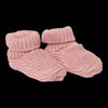 Bild von Gestrickte Babyschuhe Vintage Pink - grösse 2