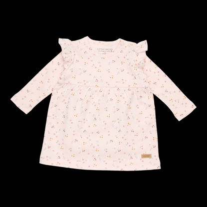 Bild von Langärmeliges Kleid mit Rüschen Little Pink Flowers  - 74