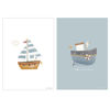 Bild von Poster Sailors Bay Blue - A3