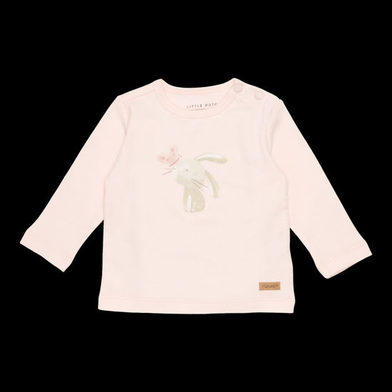 Bild von T-Shirt langärmlig Bunny Butterfly Pink - 50/56