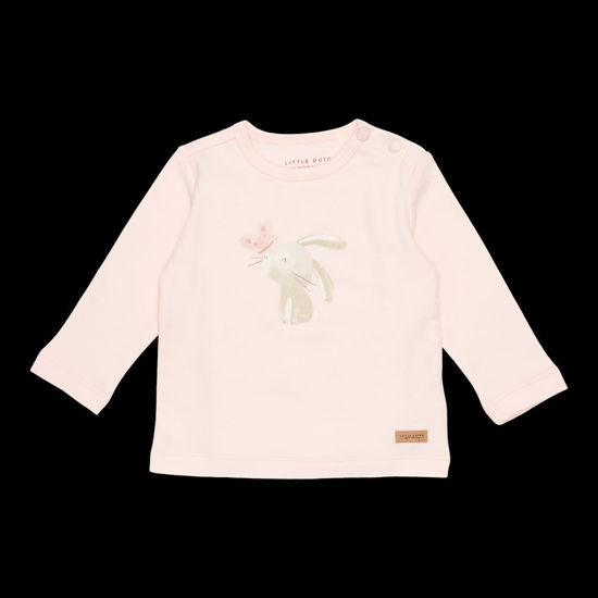 Bild von T-Shirt langärmlig Bunny Butterfly Pink - 62