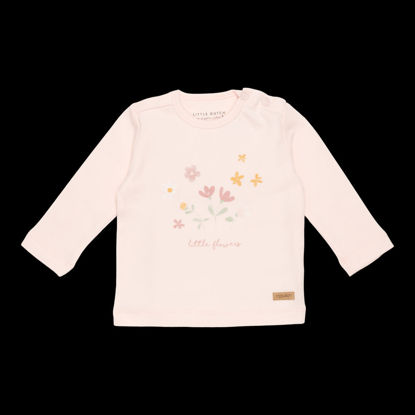 Bild von T-Shirt langärmlig Flowers Pink - 68