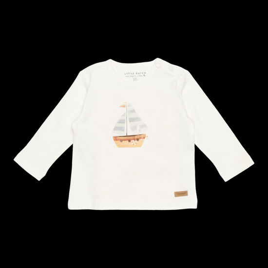 Bild von T-Shirt langärmlig Sailboat White - 50/56