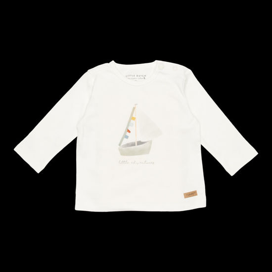 Bild von T-shirt langärmlig Sailboat White Adventures - 50/56