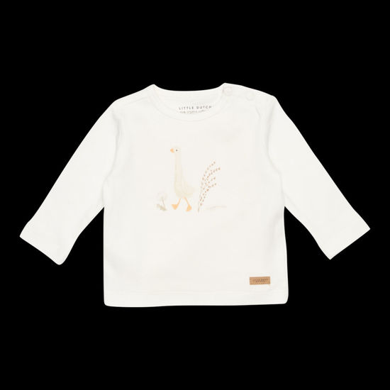 Bild von T-Shirt langärmlig Little Goose Walking White - 50/56