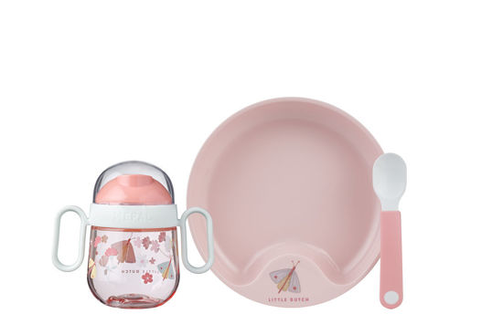 Bild von Set Babygeschirr Mio 3-teilig Flowers&Butterflies