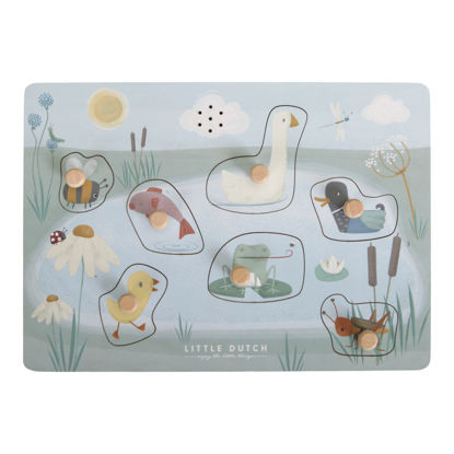 Bild von Little Goose Sound-Greif-Puzzle Tiere FSC