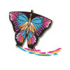 Bild von Rhombus Pop-up Butterfly