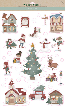 Bild von Weihnachts Fenster Sticker Maxi