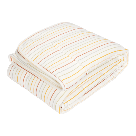 Bild von Kinderbettdecke Vintage Sunny Stripes