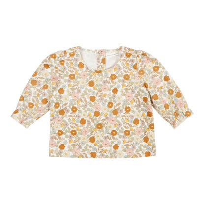Bild von T-Shirt lange Puffärmel Corduroy Vintage Little Flowers - 50/56