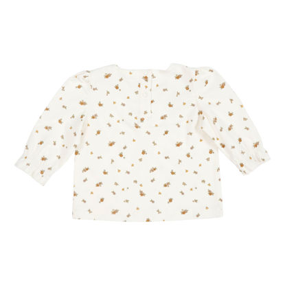 Bild von T-Shirt lange Puffärmel Corduroy White Blossom - 50/56