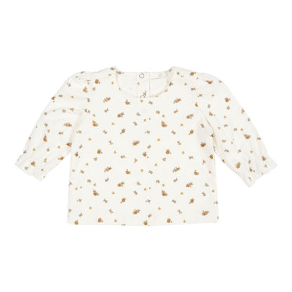 Bild von T-Shirt lange Puffärmel Corduroy White Blossom - 68