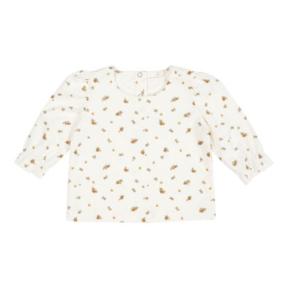 Bild von T-Shirt lange Puffärmel Corduroy White Blossom - 74