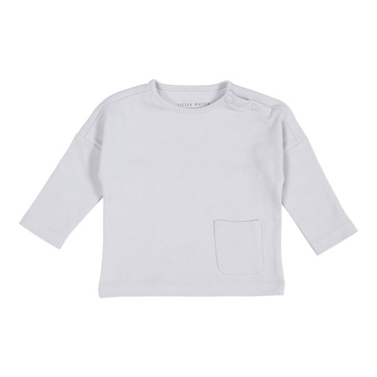 Bild von T-Shirt langärmlig mit Tasche Soft Blue - 80