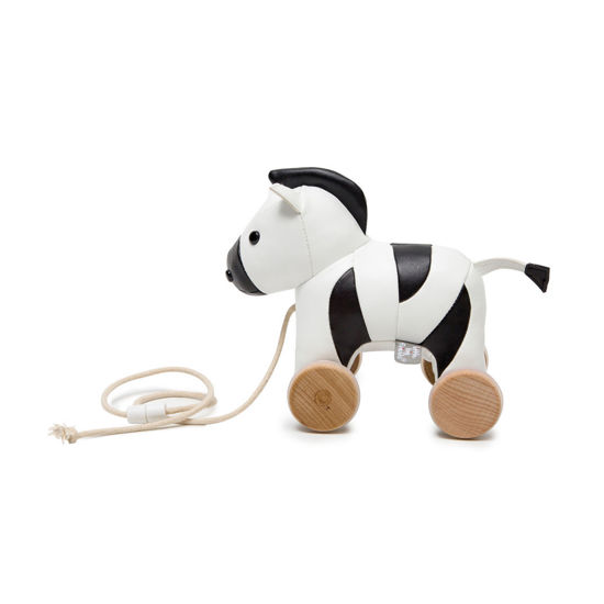 Bild von Robert the pull along zebra - Oeko-tex