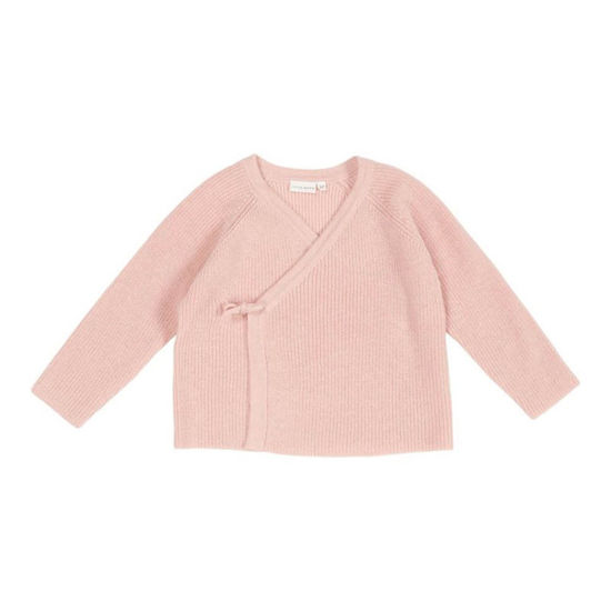 Bild von Wickel Strickjacke Soft Pink - 86