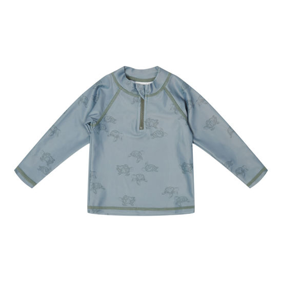 Bild von Schwimm T-Shirt langärmlig Turtle Island  Olive - 74/80