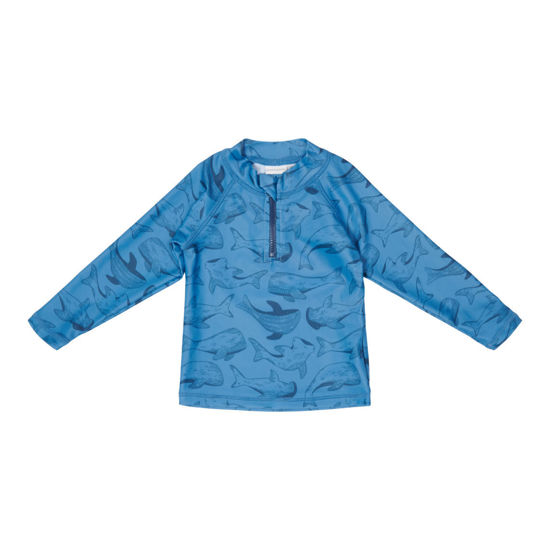 Bild von Schwimm T-Shirt langärmlig Sea Life Blue - 62/68