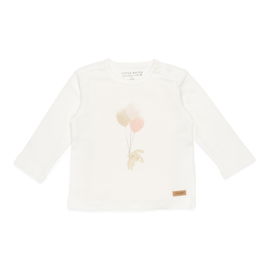 Bild von T-shirt langärmlig Bunny Balloons White - 86