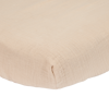 Bild von Spannbetttuch Wiege muslin Beige