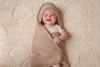 Bild von Gestrickte Wiegedecke Beige