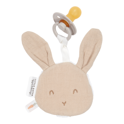 Bild von Schnullertuch muslin Bunny Beige