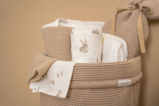 Bild von Swaddle 120 x 120 muslin Baby Bunny