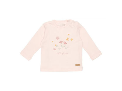 Bild von T-shirt langärmlig Flowers Pink - 86