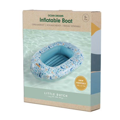 Bild von Little Dutch Boot Ocean Dreams Blau 100 x 67 cm