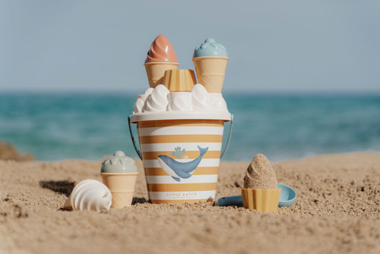 Bild von Little Dutch Ice Cream Bucket Set Ocean Dreams Blau