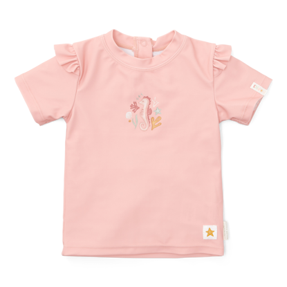 Bild von Schwimm T-Shirt kurzärmligruffles Seahorse Pink -  86/92