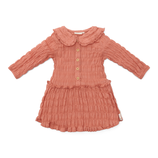 Bild von Dress long sleeves Rose Pink - 80