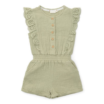 Bild von Sleeveless jumpsuit Grass Green - 74