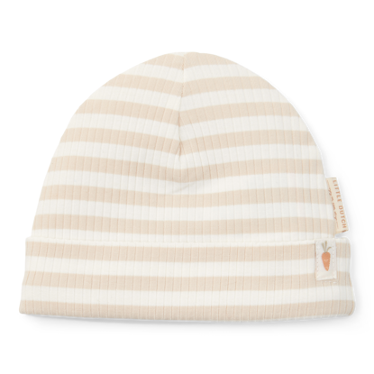 Bild von Baby cap Stripe Sand/White -  size 1 (44/56)