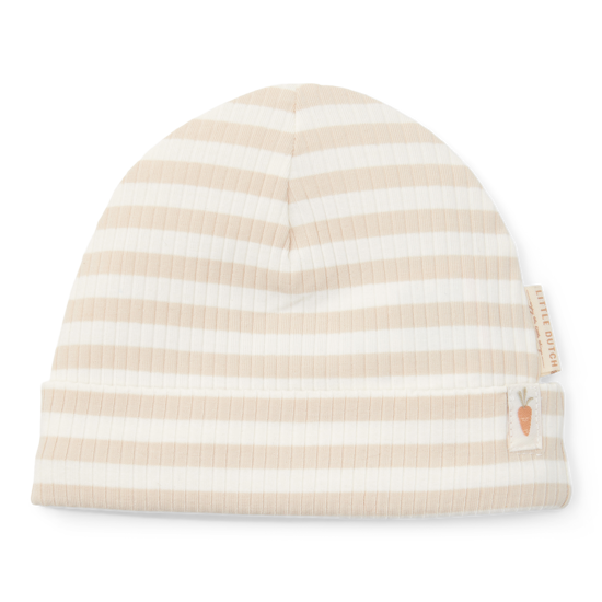 Bild von Baby cap Stripe Sand/White -  size 1 (44/56)