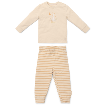 Bild von Zweiteiliger Pyjama Natural Stripes - 62/68 (NOOS)