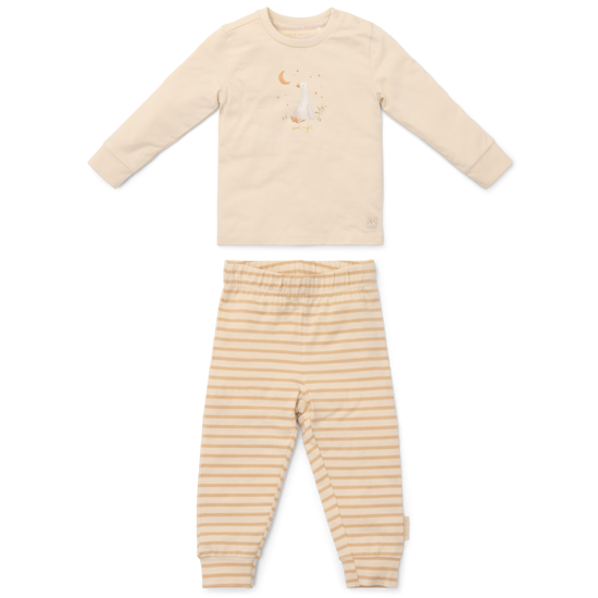 Bild von Zweiteiliger Pyjama Natural Stripes - 74/80 (NOOS)